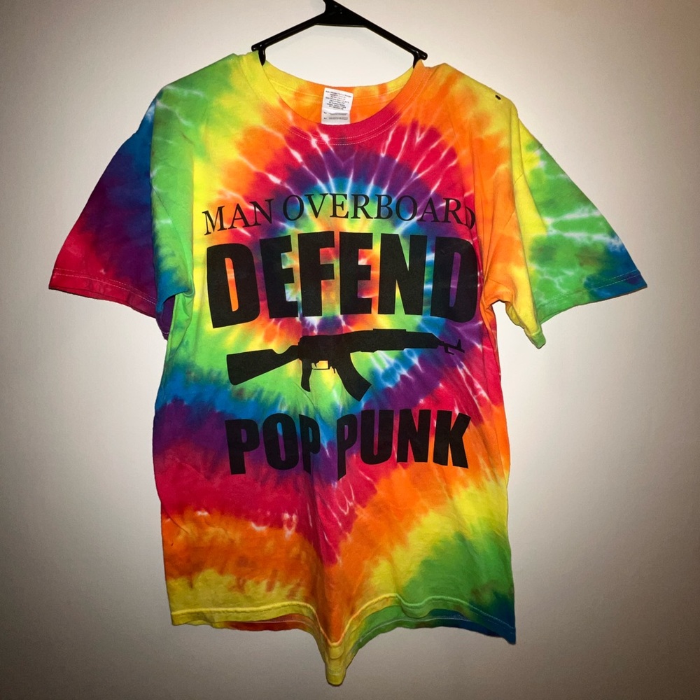 Man overboard band t-shirt